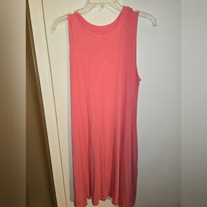 Time and Tru Sleeveless Coral  Dress